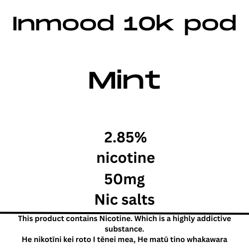 Inmood 10k Mint 40mg Nic Salt