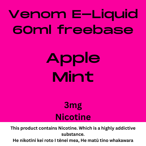 Venom 3mg Apple Mint 60ml