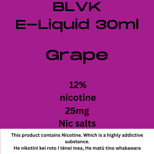 BLVK Grape 25mg Nic Salt