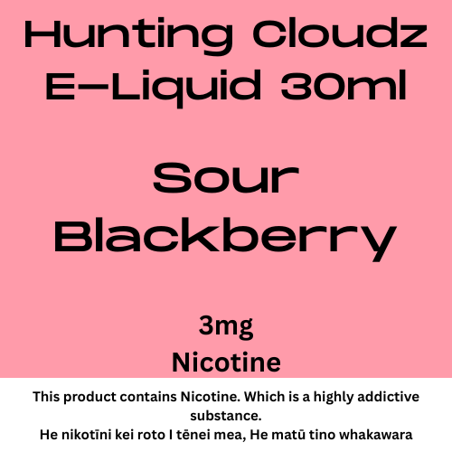 Hunting Clouds Sour Blackberry 3mg 60ml