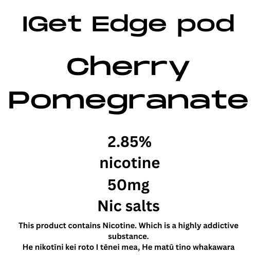 Iget Edge Pod Cherry Pomegranate 28.5mg Nicotine