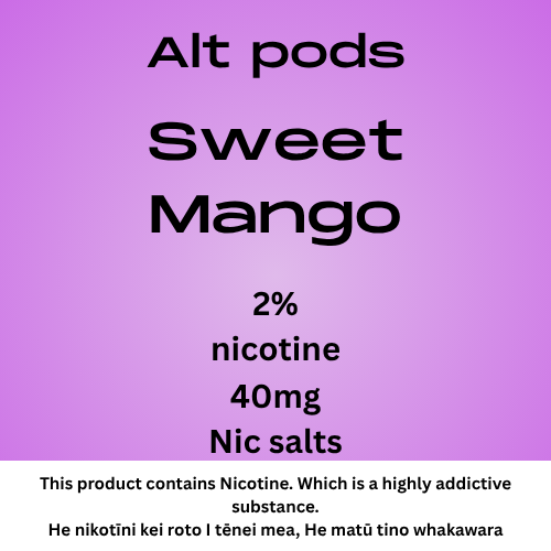 Alt Nu Pods Sweet Mango 2% Nicotine
