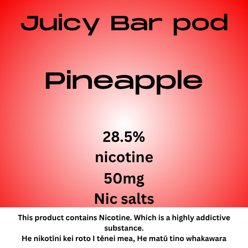 Juicy Bar Pod Pineapple 50mg Nic Salt