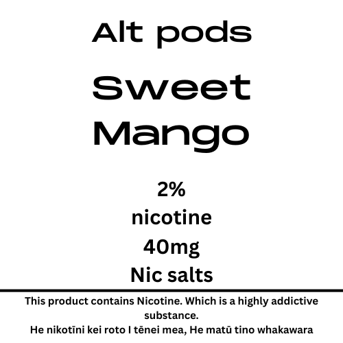 Alt Nu Pods Sweet Mango 2% Nicotine