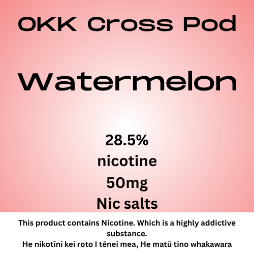 OKK Pod Watermelon 30mg nicotine salt 5000 puff