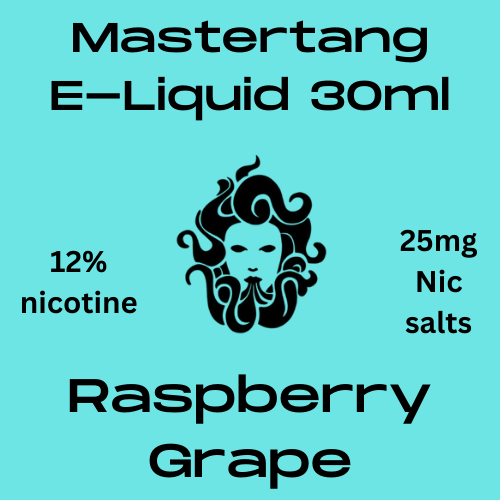 Master Tang Raspberry Grape 25mg nic tote 30ml
