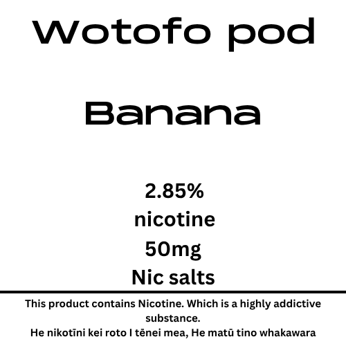 Wotofo Nexpod Pod Banana 40mg Nic Salt