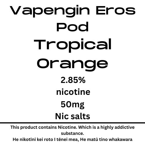 Vapengin Eros Pod Tropical Orange 28.5mg/ml Nicotine(New SKU)
