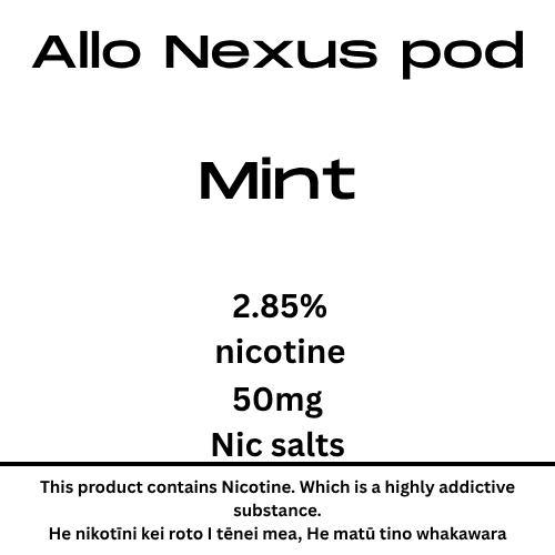 Nexus Pod Mint 6000puffs 50mg Nic Salt