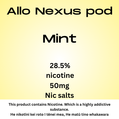 Nexus Pod Mint 6000puffs 50mg Nic Salt