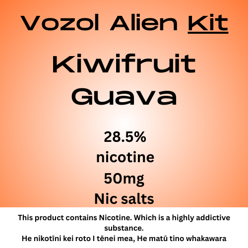 Vozol Alien Luxe Kit Kiwifruit Guava 25mg/ml Nicotine