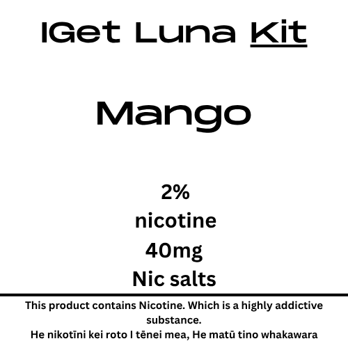 Iget Luna Kit Mango 20mg/ml Nicotine