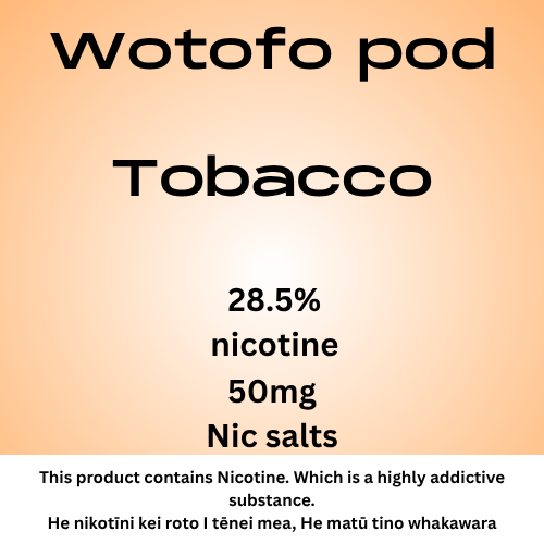 Wotofo Nexpod Tobacco Pod 40mg Nic Tote
