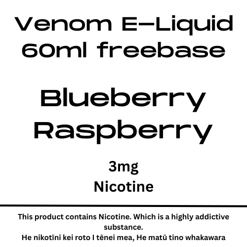 Venom 3mg Blueberry Raspberry 60ml