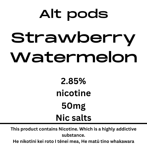 Alt Nu Pods Strawberry Watermelon 2.85% Nicotine