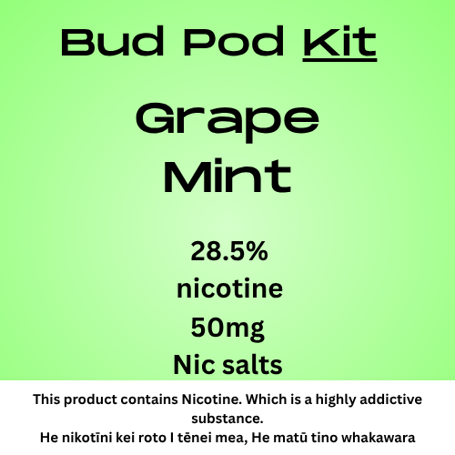 Bud Kit Grape Mint 2.8% Nicotine