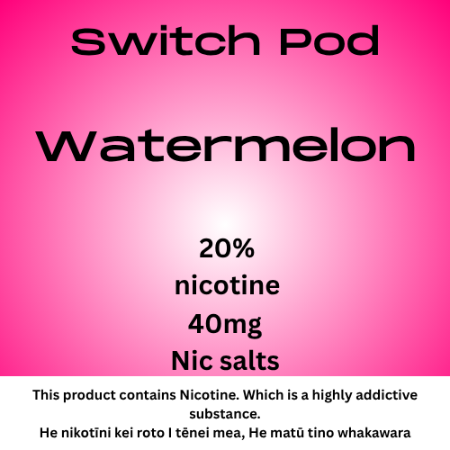 Switch Watermelon 40mg Nic Salt Pod