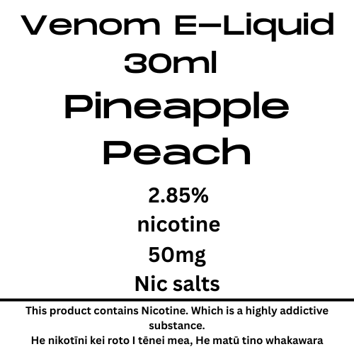 Venom 50mg Pineapple Peach