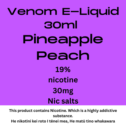 Venom 30mg Pineapple Peach Nic Salt 30ml