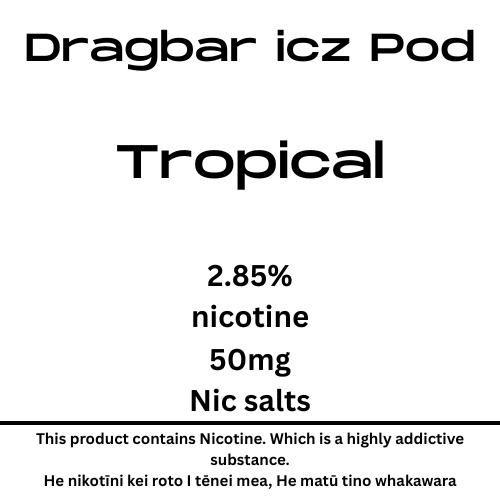 Dragbar Icz Max Pod Tropical 28.5mg/ml Nicotine