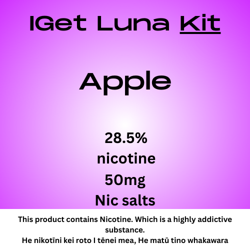 Iget Luna Kit Apple 28.5mg Nicotine