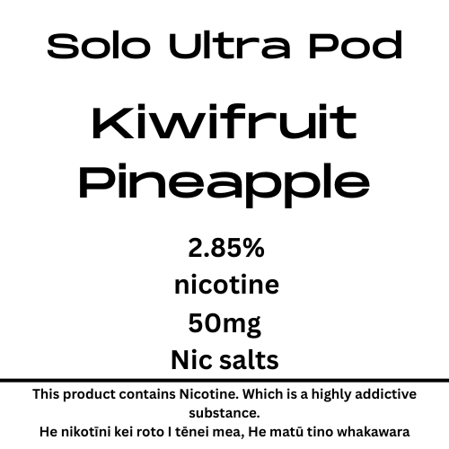 Solo Ultra Pod Kiwifruit Pineapple 28.5mg/ml Nicotine