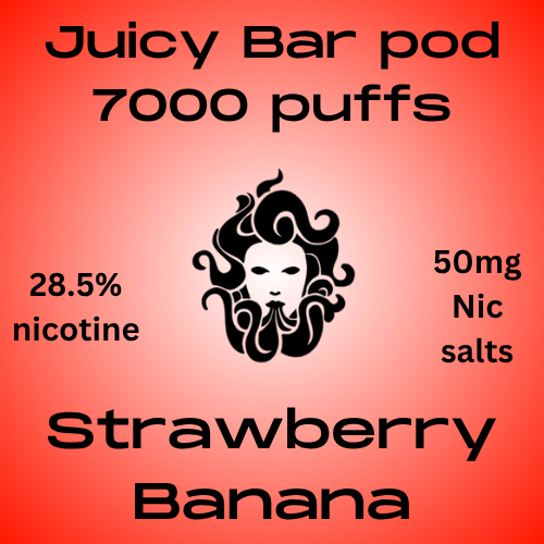 Paa wai Pod Strawberry Panana 50mg Tote Nic