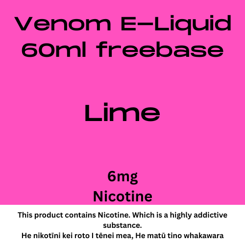 Venom 6mg  Lime 60ml