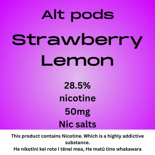 Alt Nu Pods Strawberry Lemon 2.85% Nicotine