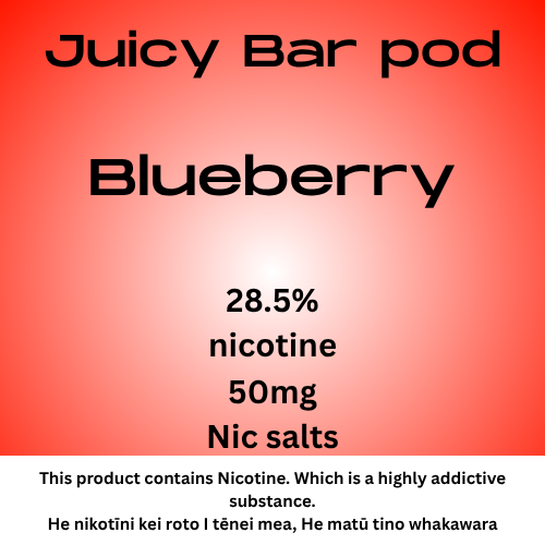 Wai Paariki Pod Huka Blueberry 50mg Tote Nic
