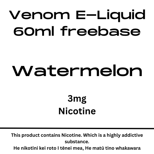 Venom 3mg Watermelon Mint 60ml