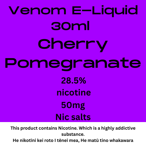 Venom 50mg Cherry Pomegranate