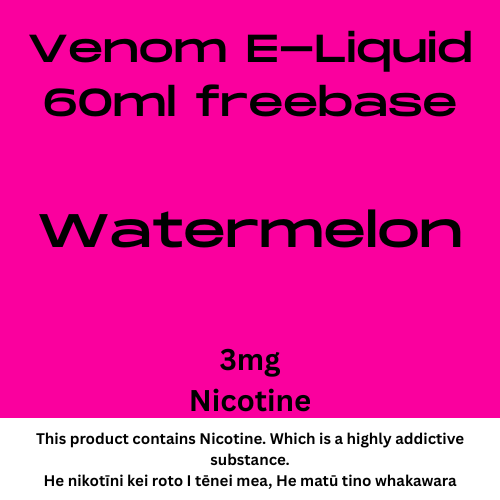 Venom 3mg Watermelon Mint 60ml