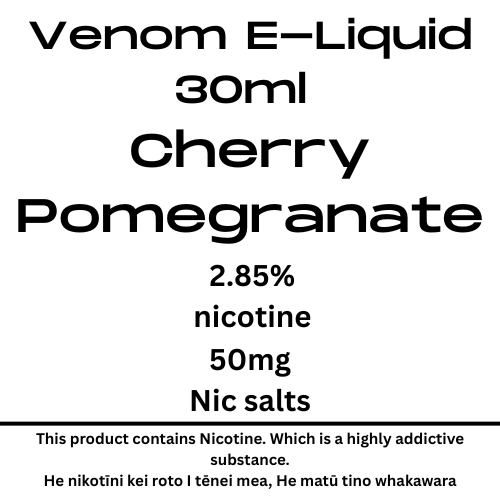 Venom 50mg Cherry Pomegranate