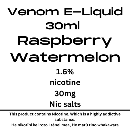 Venom 30mg Raspberry Watermelon