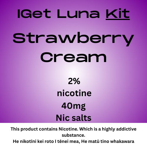 Iget Luna Kit Strawberry Cream 20mg/ml Nicotine