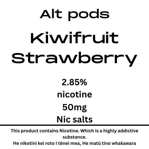 Alt Nu Pods Kiwifruit Strawberry 2.85% Nicotine
