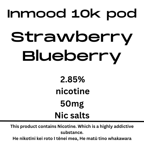 Inmood 10k Strawberry Blueberry 40mg Nic Salt
