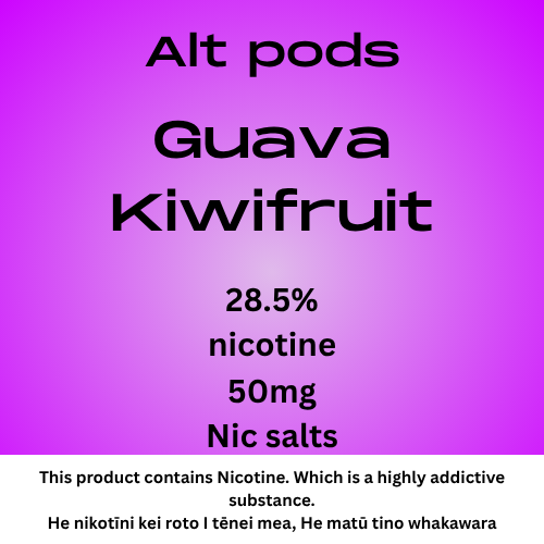 Alt Nu Pods Guava Kiwifruit 2.85% Nicotine