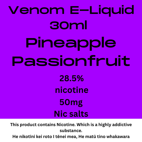Venom 50mg Pineapple Passionfruit