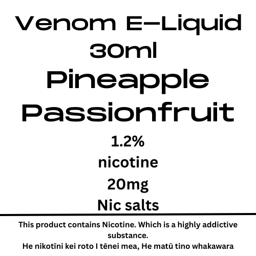 Venom 20mg Pineapple Passionfruit