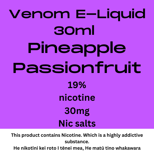 Venom 30mg Pineapple Passionfruit