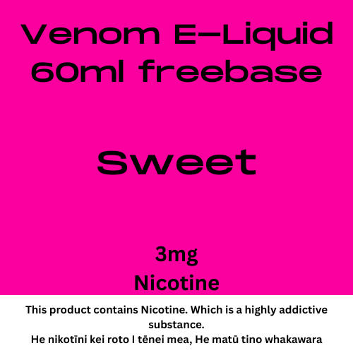 Venom 3mg Sweet 60ml