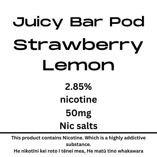 Wai Pod Huka Strawberry Lemon 50mg Tote Nic