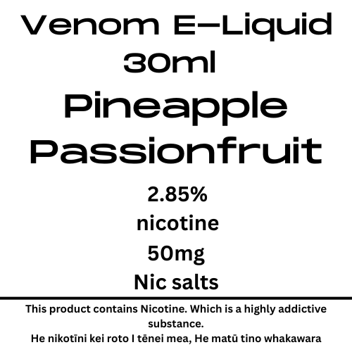 Venom 50mg Pineapple Passionfruit