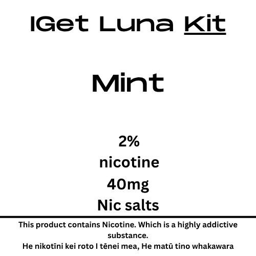 Iget Luna Kit Mint 20mg/ml Nicotine