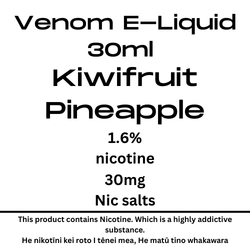 Venom 30mg Kiwifruit Pineapple