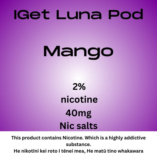 Iget Luna Pod Mango 20mg/ml Nicotine