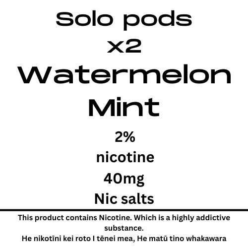 Solo Pods Watermelon Mint 2% Nicotine