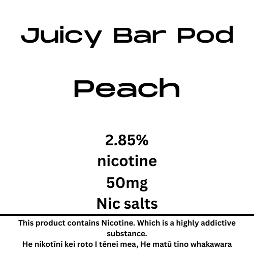 Te Pae Huka Pod Huka Peach 50mg Tote Nic